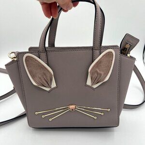 Kate Spade New York Bunny Crossbody Satchel – Gray
